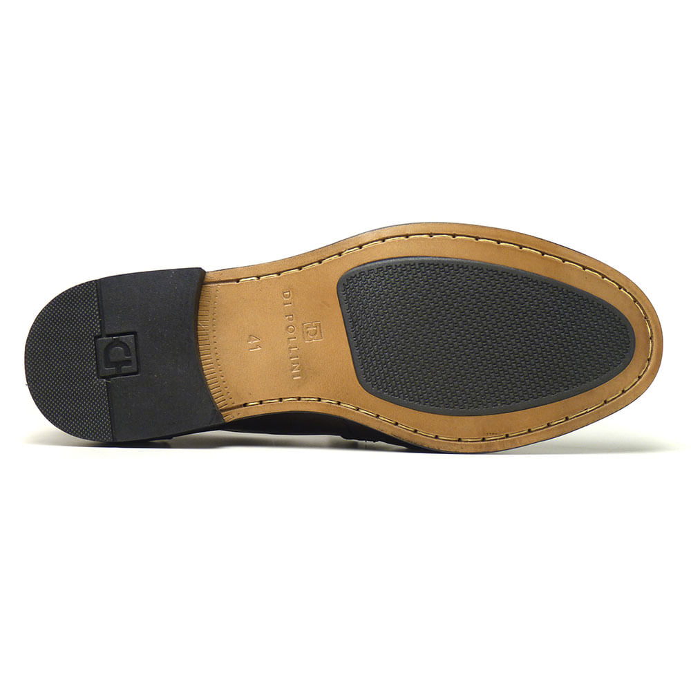 mocassim masculino sola de couro